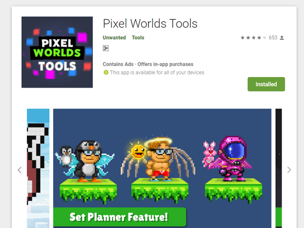 Pixel Worlds Tools